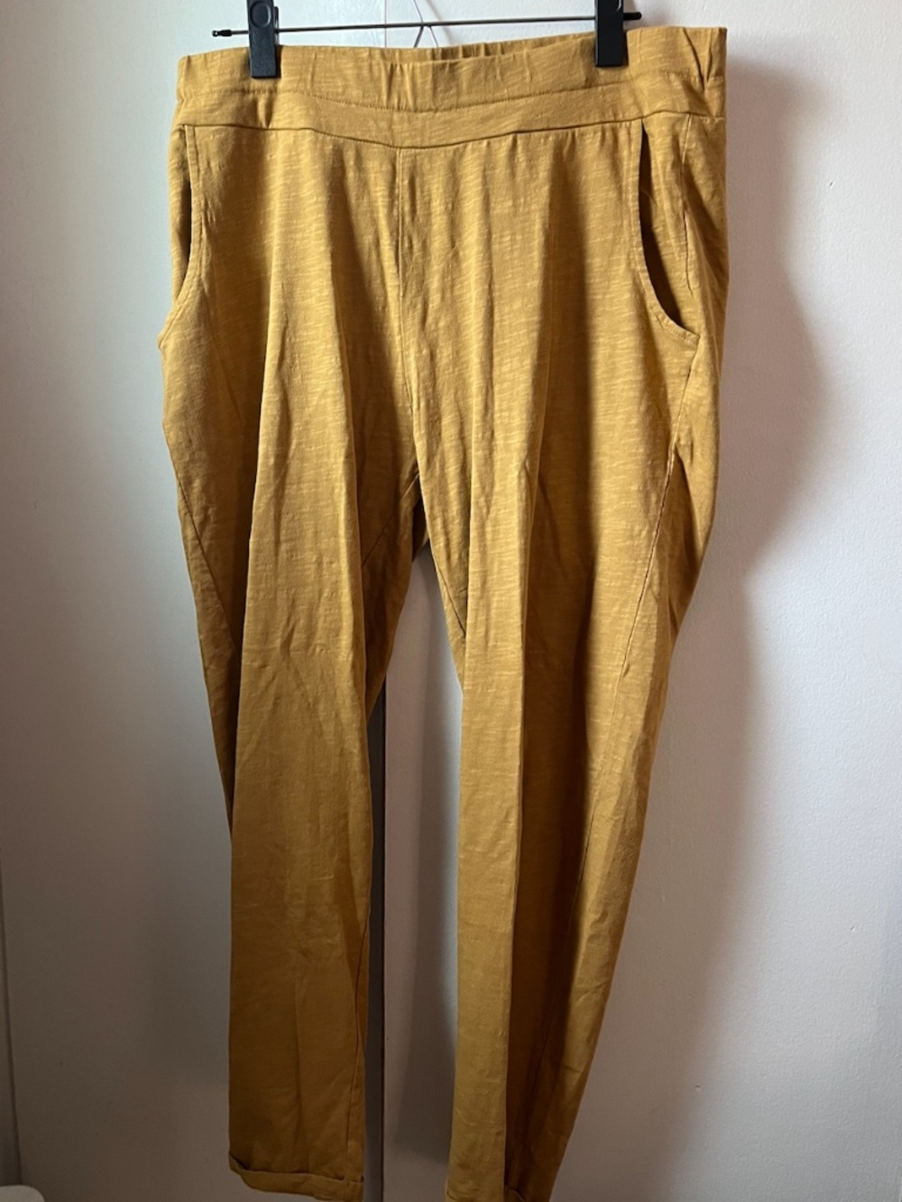 Known Supply mustard joggers lounge pants NWT